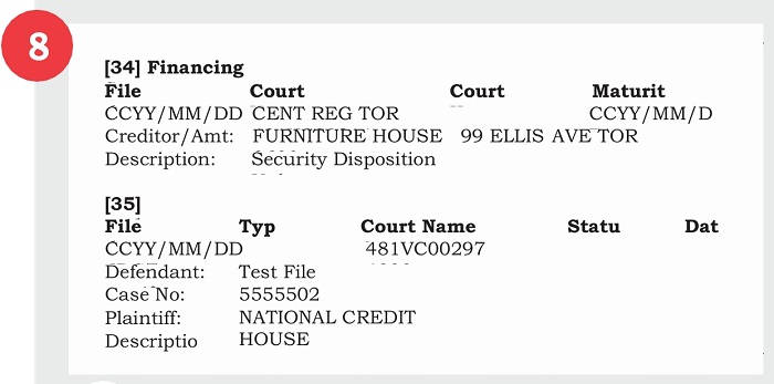 Equifax - Finacing Information