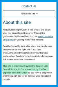 AnnualCreditReport - About this site